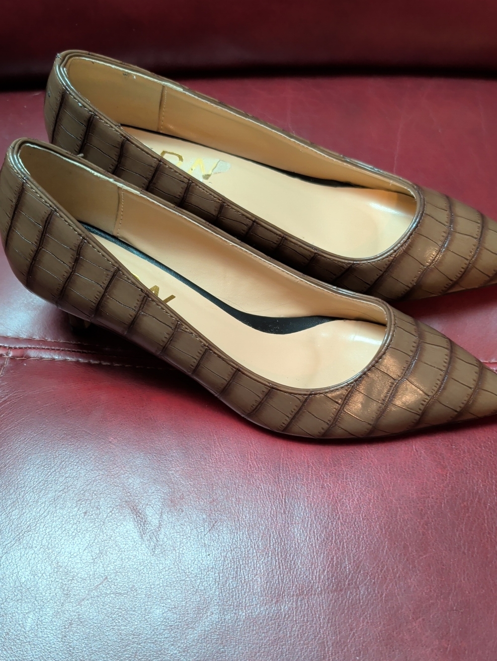 Ydn Women's Pumps Brown Shoes Women's Size 8